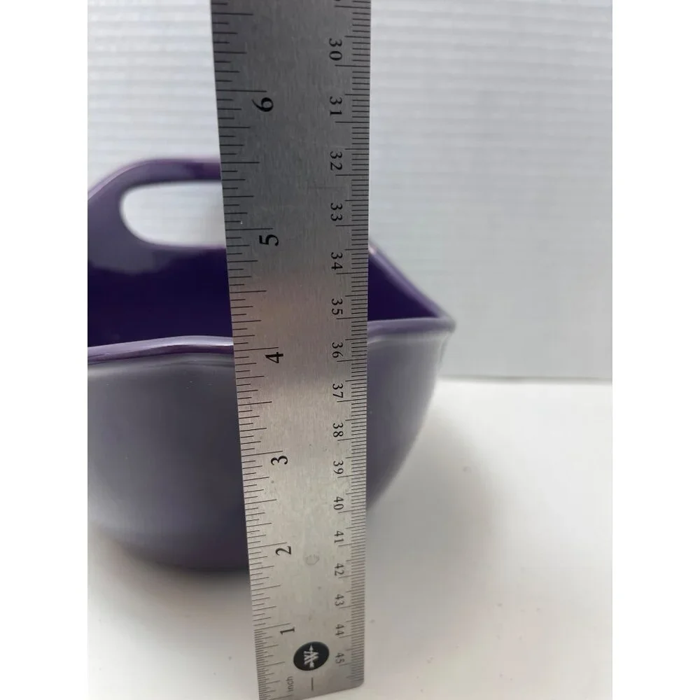 Rachael Ray 1 Quart‎ Mixing Bowl with Pour Spout and Handle Plum Purple NEW!